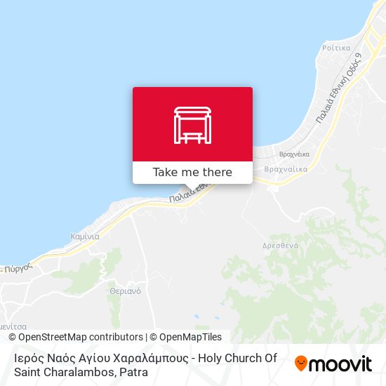 Ιερός Ναός Αγίου Χαραλάμπους - Holy Church Of Saint Charalambos map