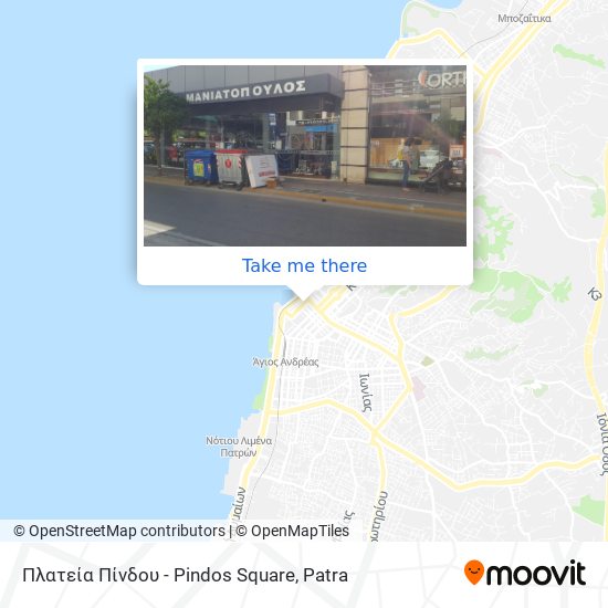Πλατεία Πίνδου - Pindos Square map