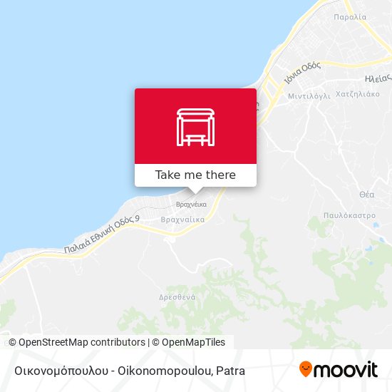Οικονομόπουλου - Oikonomopoulou map
