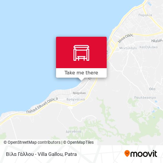 Βίλα Γάλλου - Villa Gallou map