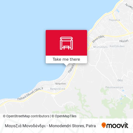 Μαγαζιά Μονοδένδρι - Monodendri Stores map