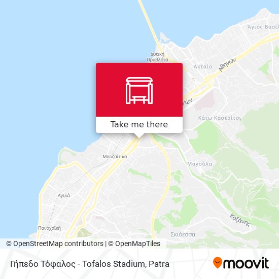 Γήπεδο Τόφαλος - Tofalos Stadium map