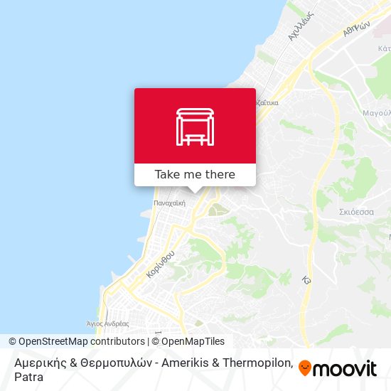 Αμερικής & Θερμοπυλών - Amerikis & Thermopilon map
