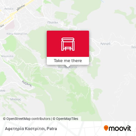 Αφετηρία Καστρίτσι map