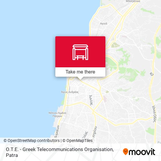 Ο.Τ.Ε. - Greek Telecommunications Organisation map