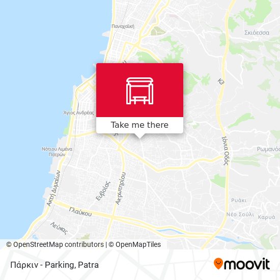 Πάρκιν - Parking map