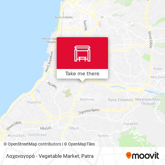 Λαχαναγορά - Vegetable Market map