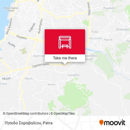 Γήπεδο Σαραβαλίου map