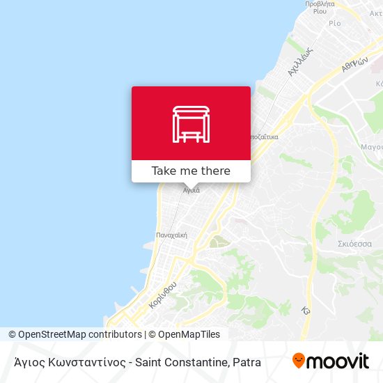 Άγιος Κωνσταντίνος - Saint Constantine map