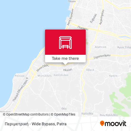 Περιμετρική - Wide Bypass map