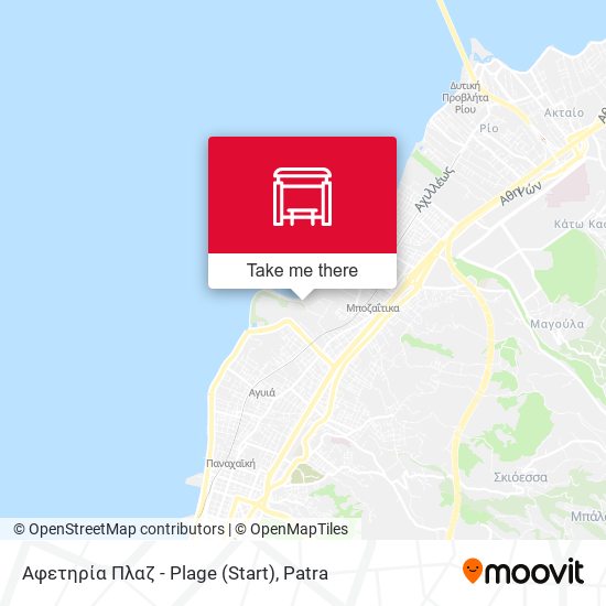 Αφετηρία Πλαζ - Plage (Start) map