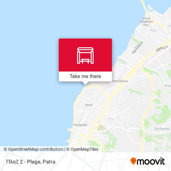 Πλαζ 2 - Plage map