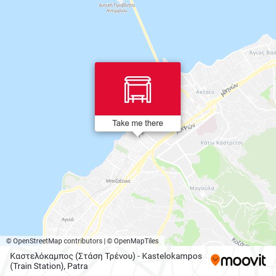 Καστελόκαμπος (Στάση Τρένου) - Kastelokampos (Train Station) map