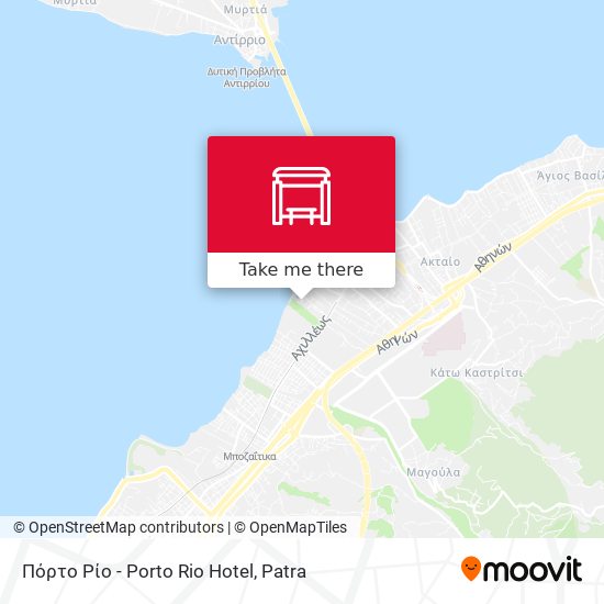 Πόρτο Ρίο - Porto Rio Hotel map