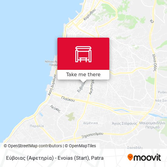 Εύβοιας (Αφετηρία) -  Evoias (Start) map