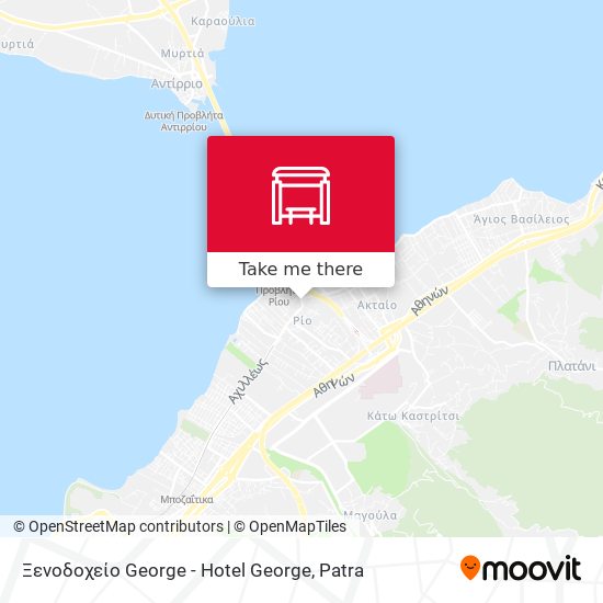 Ξενοδοχείο George - Hotel George map