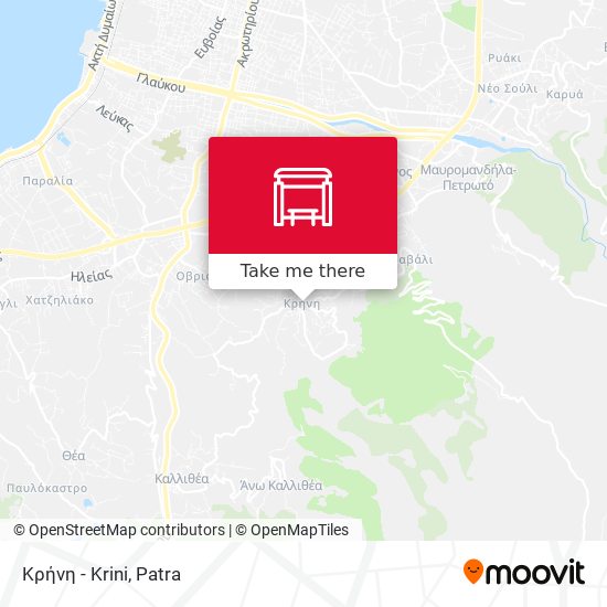 Κρήνη - Krini map