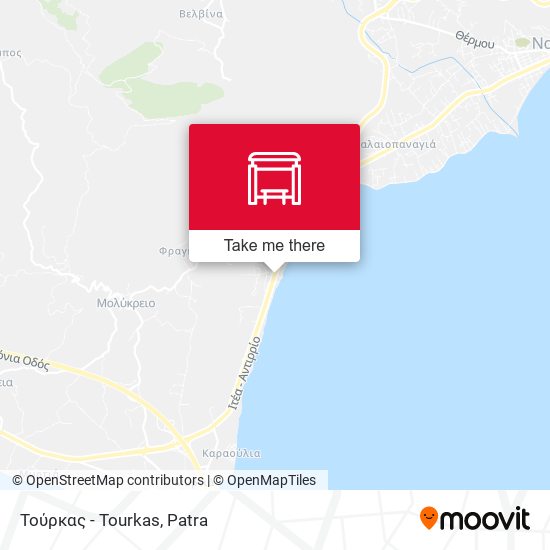 Τούρκας - Tourkas map