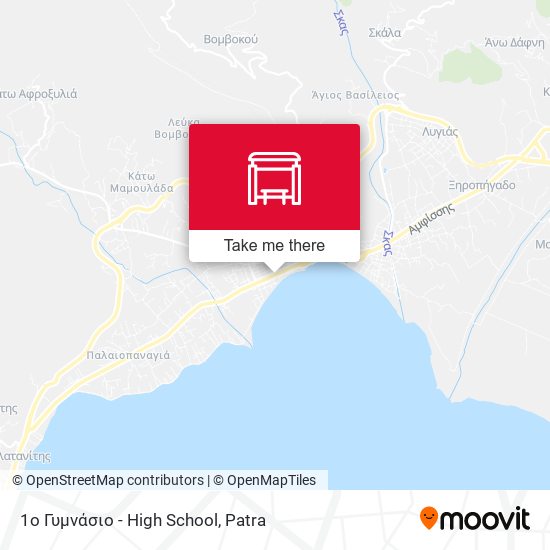 1ο Γυμνάσιο - High School map