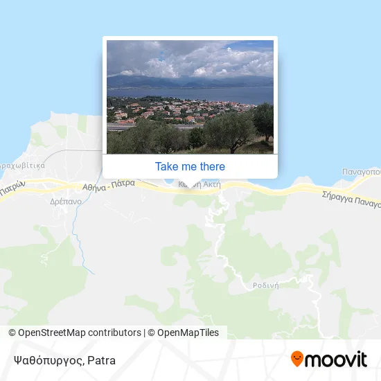 Ψαθόπυργος map