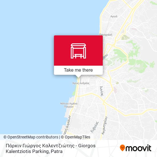 Πάρκιν Γιώργος Καλεντζιώτης - Giorgos Kalentziotis Parking map