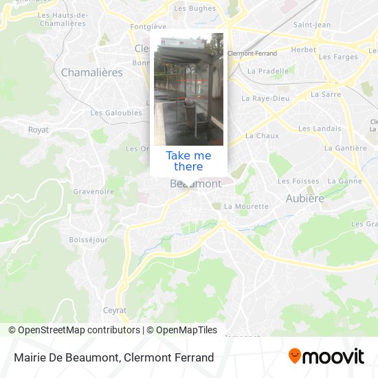 Mapa Mairie De Beaumont