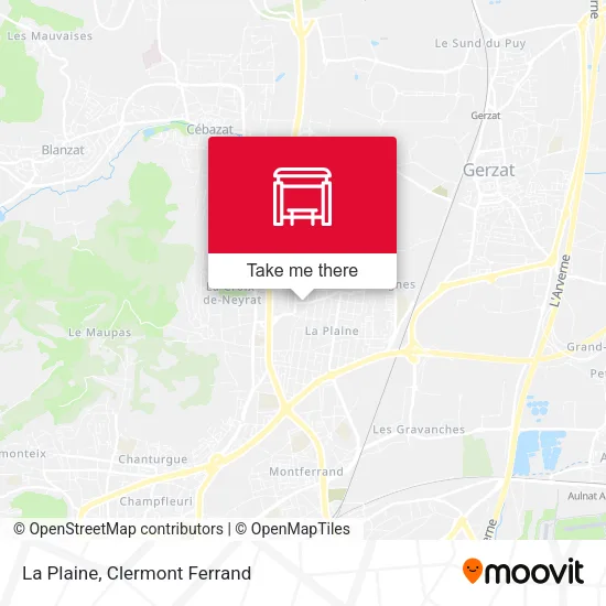 La Plaine map