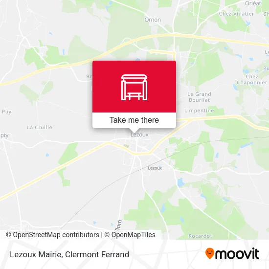 Lezoux Mairie map