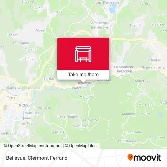 Bellevue map