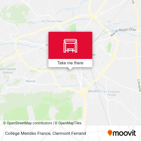 Collège Mendès France map
