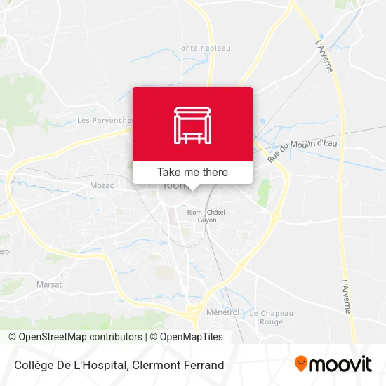 Collège De L'Hospital map
