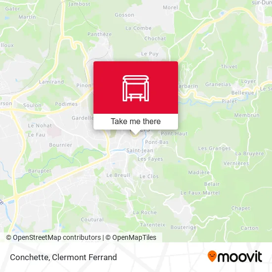 Conchette map