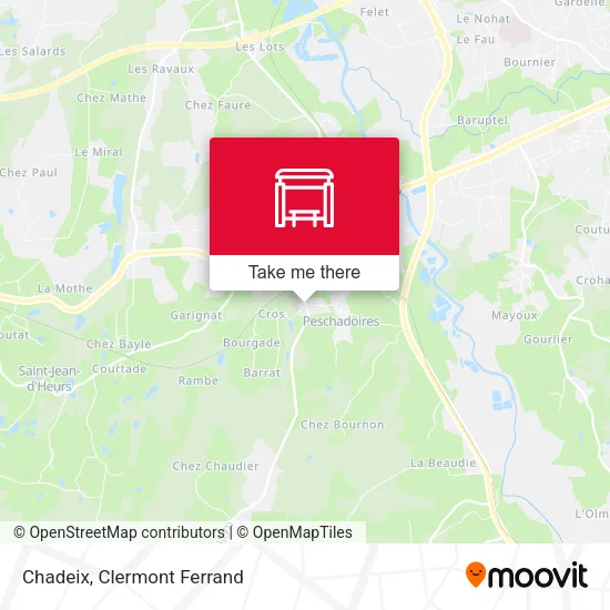 Chadeix map