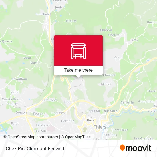 Chez Pic map