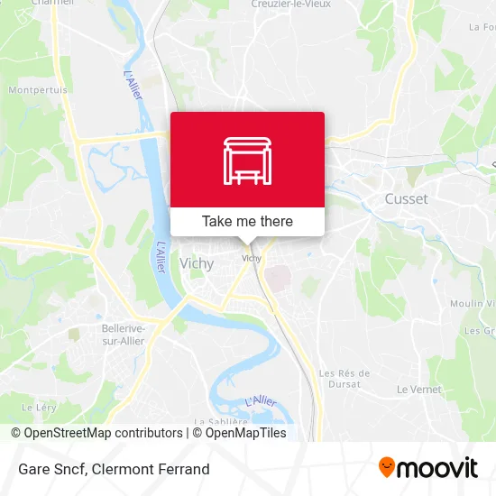 Gare Sncf map