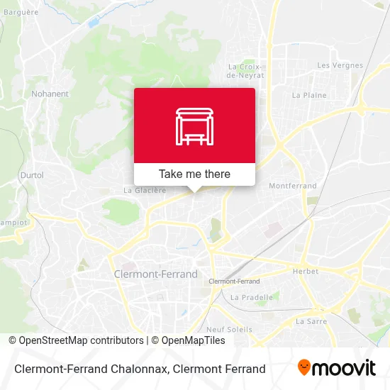 Clermont-Ferrand Chalonnax map