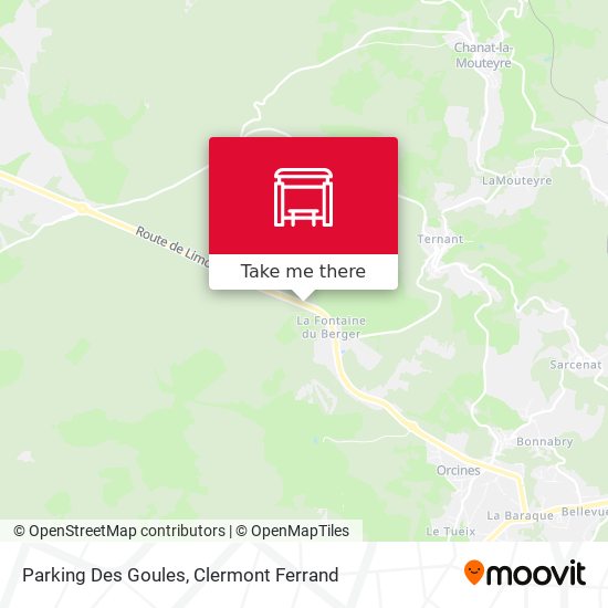 Parking Des Goules map