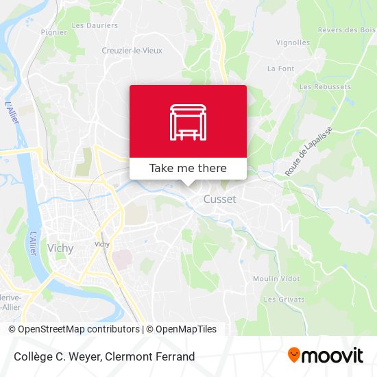 Collège C. Weyer map