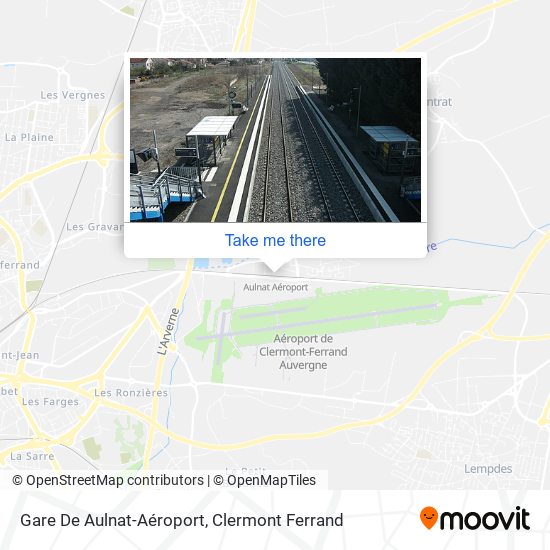 Gare De Aulnat-Aéroport map