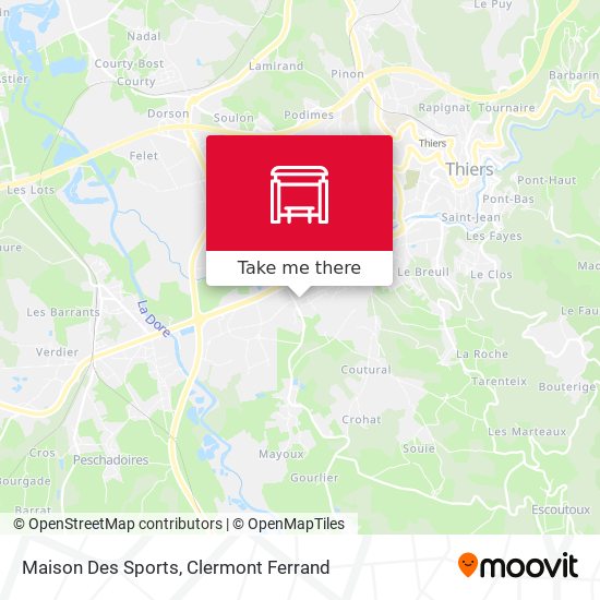 Mapa Maison Des Sports