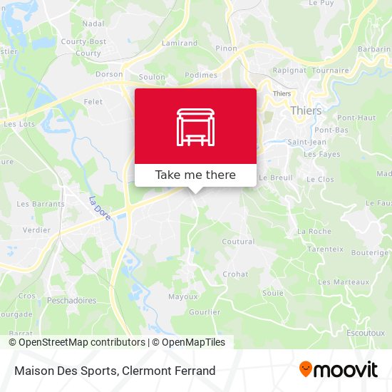 Maison Des Sports map
