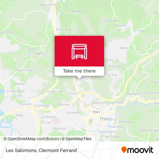 Les Salomons map