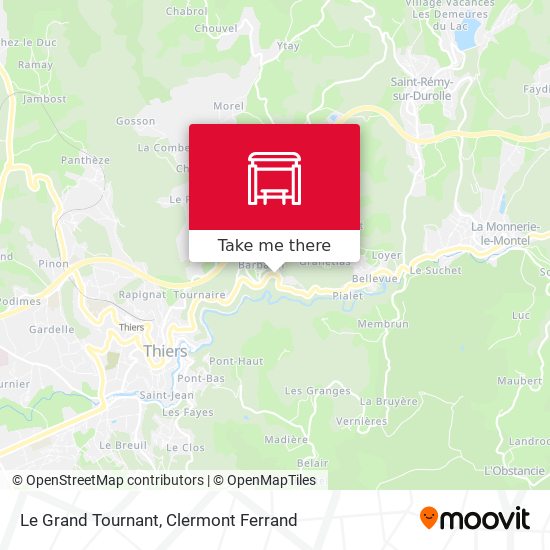 Le Grand Tournant map