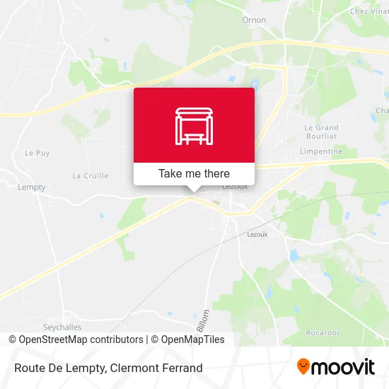 Route De Lempty map