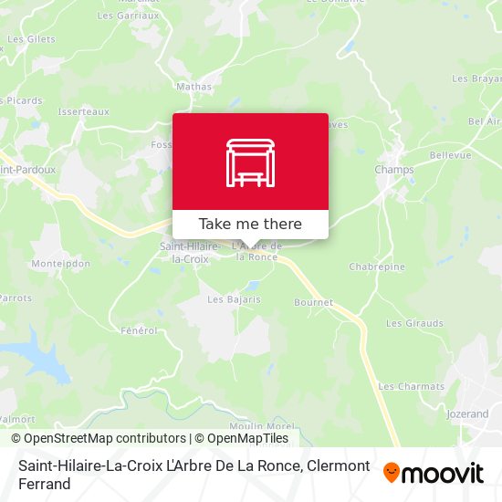 Saint-Hilaire-La-Croix L'Arbre De La Ronce map