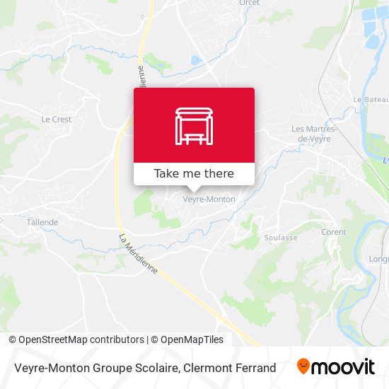 Veyre-Monton Groupe Scolaire map