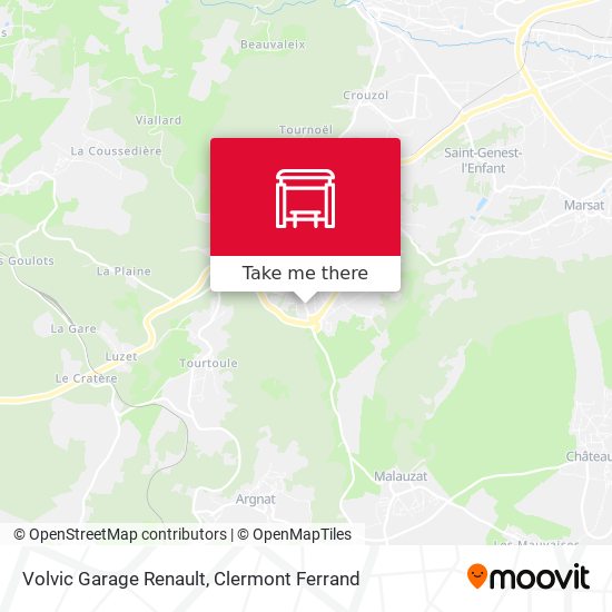 Volvic Garage Renault map