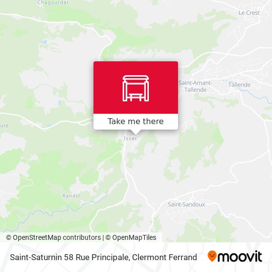 Saint-Saturnin 58 Rue Principale map