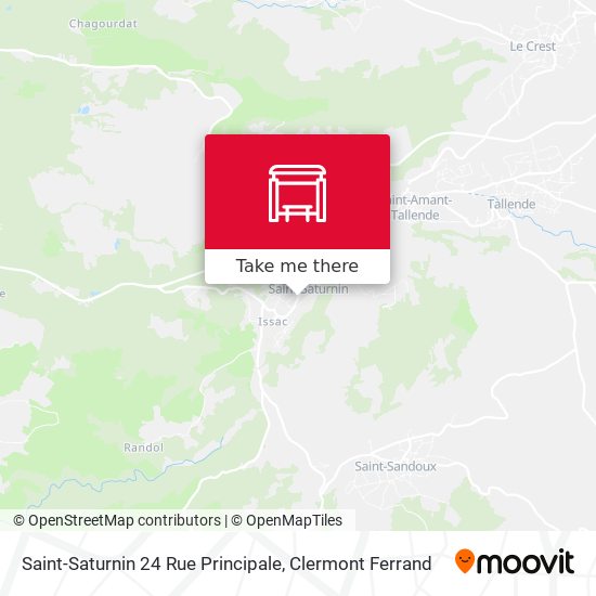 Saint-Saturnin 24 Rue Principale map