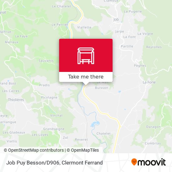 Job Puy Besson/D906 map